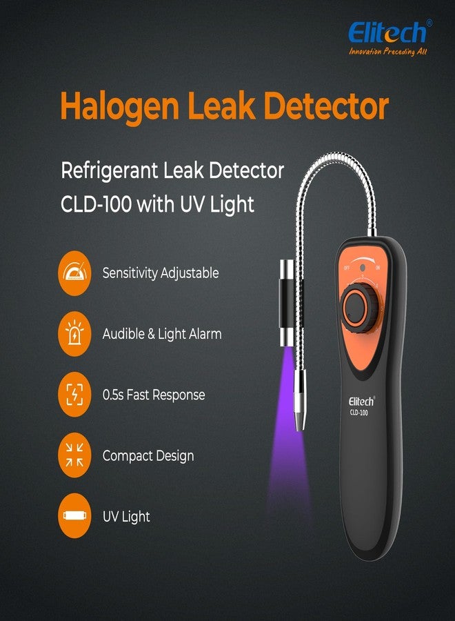 Elitech Refrigerant Leak Detector, CLD-100 Freon Leak Detector Car HVAC Halogen Refrigerant Leak Detector CFCs HCFCs HFCs - Image 2